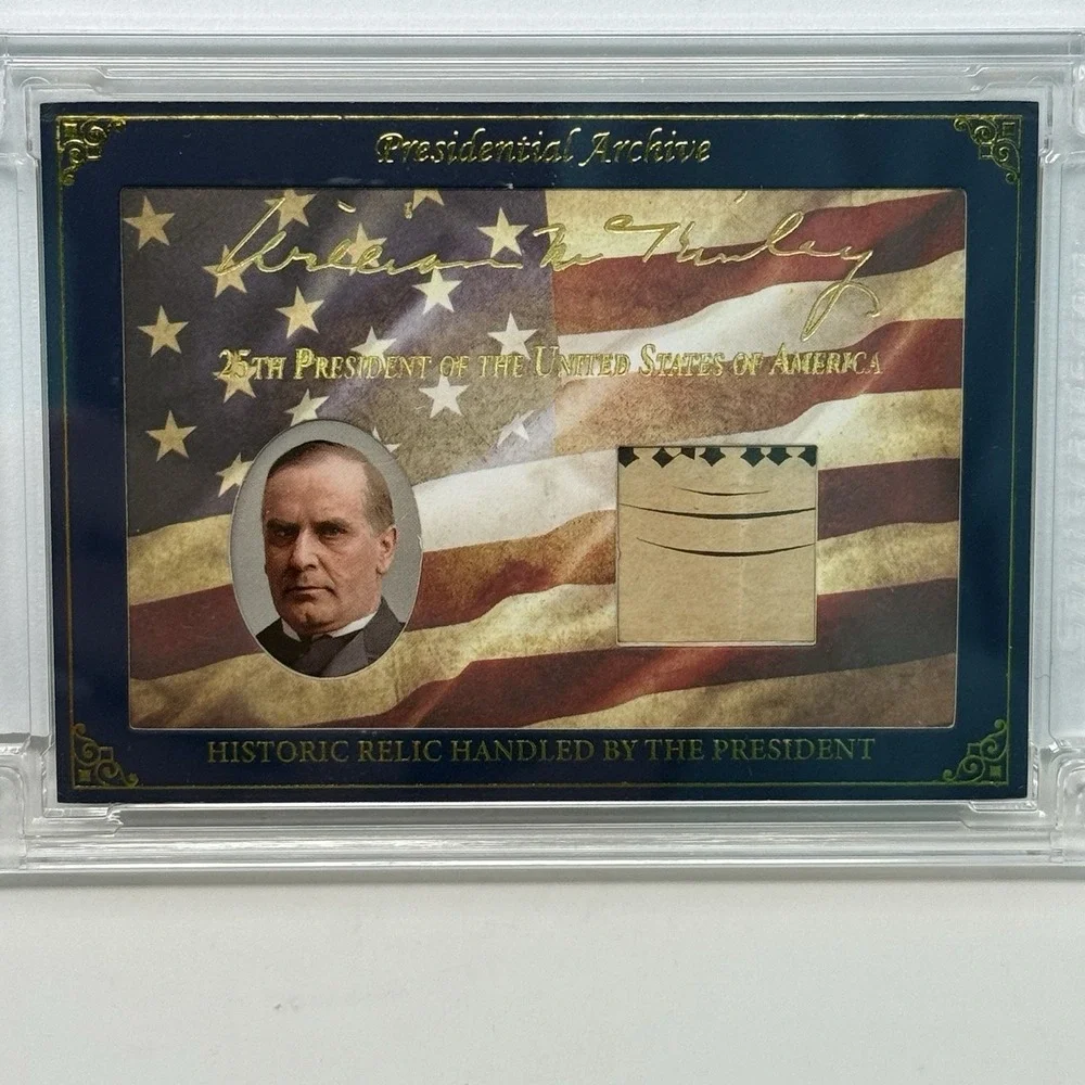 2025 POTUS: A Word From POTUS William McKinley Historic Relic numbered 19/649